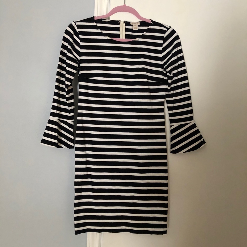 J Crew Stripe Dress - Picture 2 of 5
